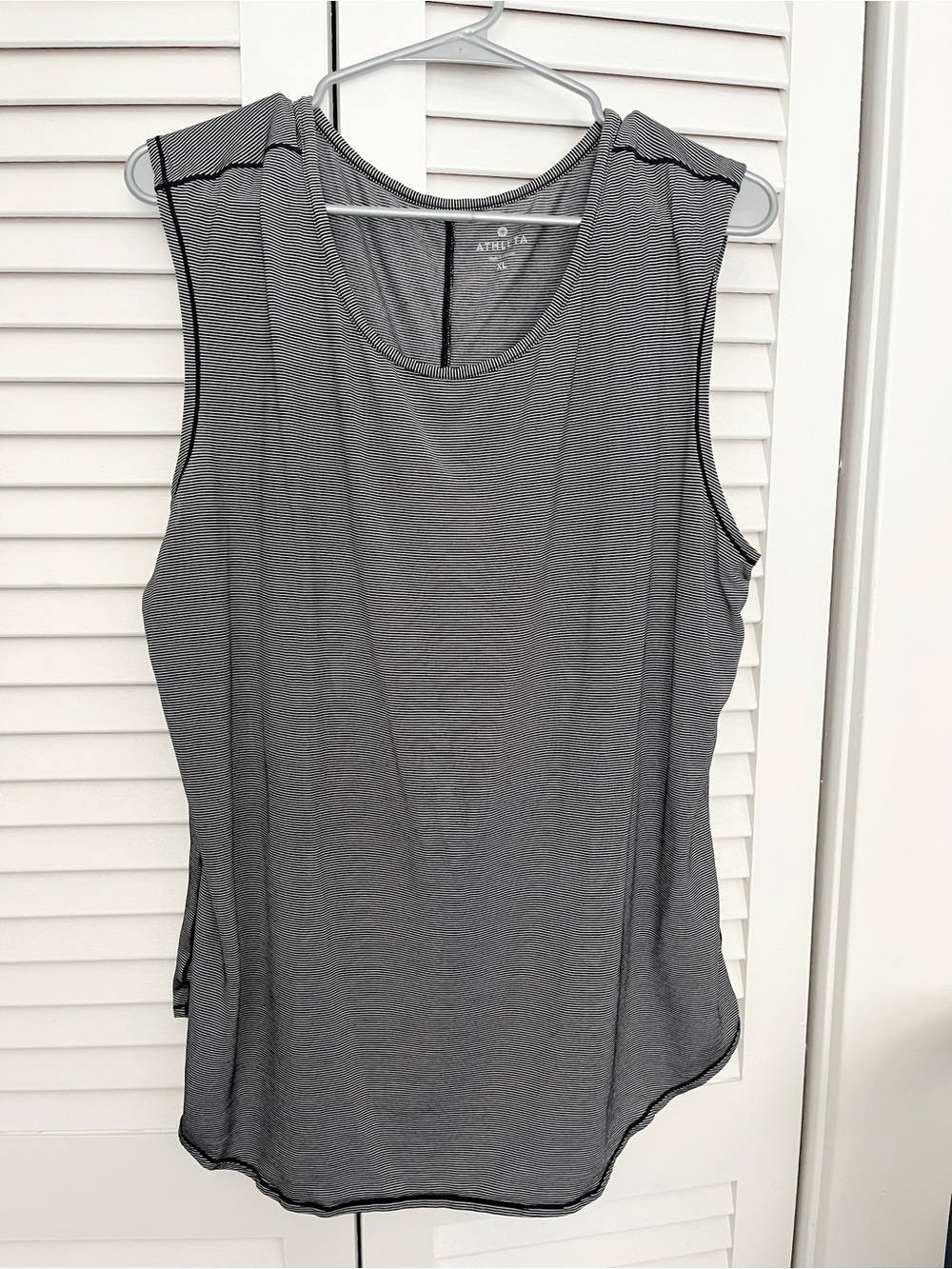 Athleta striped casual tank size XL